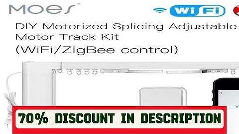 A must-have product! MOES WiFi/ZigBee Electric Curtain Motor Tuya Smart Customized Motorized Splic