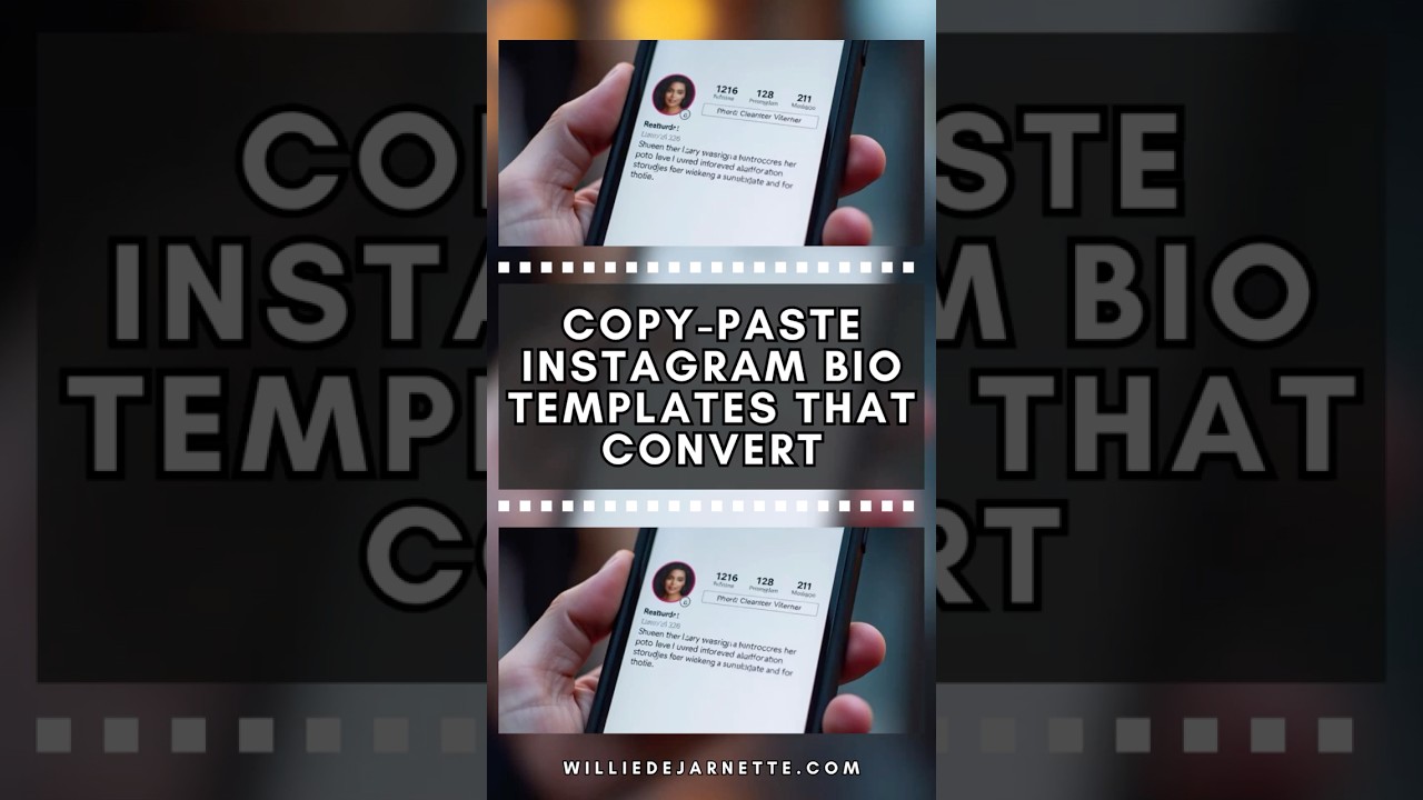Copy-Paste Instagram Bio Templates That Convert