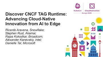 Discover CNCF TAG Runtime: Advancing Cloud-Native Innovation from AI to Edge