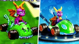 CTR: Nitro-Fueled & Crash Nitro Kart GBA Comparison | Characters & Karts screenshot 5