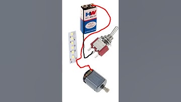 #viral #youtubeshorts #share #shorts motor LED series battery connection