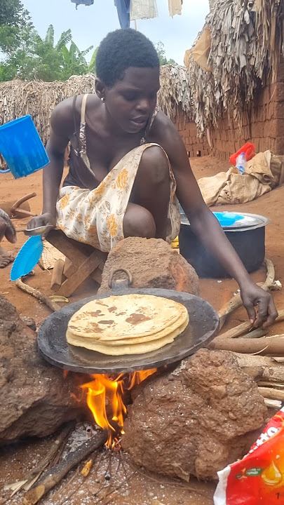 African village breakfast #shortfeed #africa