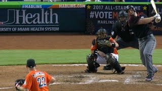 ARI@MIA: D-Backs take lead on Goldschmidt's double Wealth