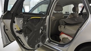 How To Remove The Door Panel Audi A4 B6 Youtube