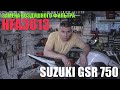 Замена воздушного фильтра на мотоцикле Suzuki GSR 750, GSX-S 750 2013 г.в, air filter HFA3613