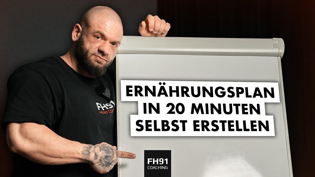 Der perfekte Ernährungsplan in 20 Minuten!