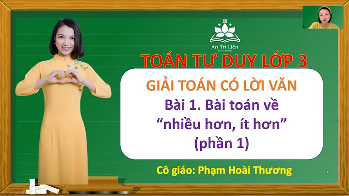 Giáo án giải toán có lời văn lớp 3 năm 2024