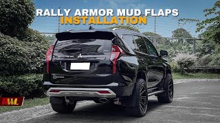 Rally Armor mud flaps installation