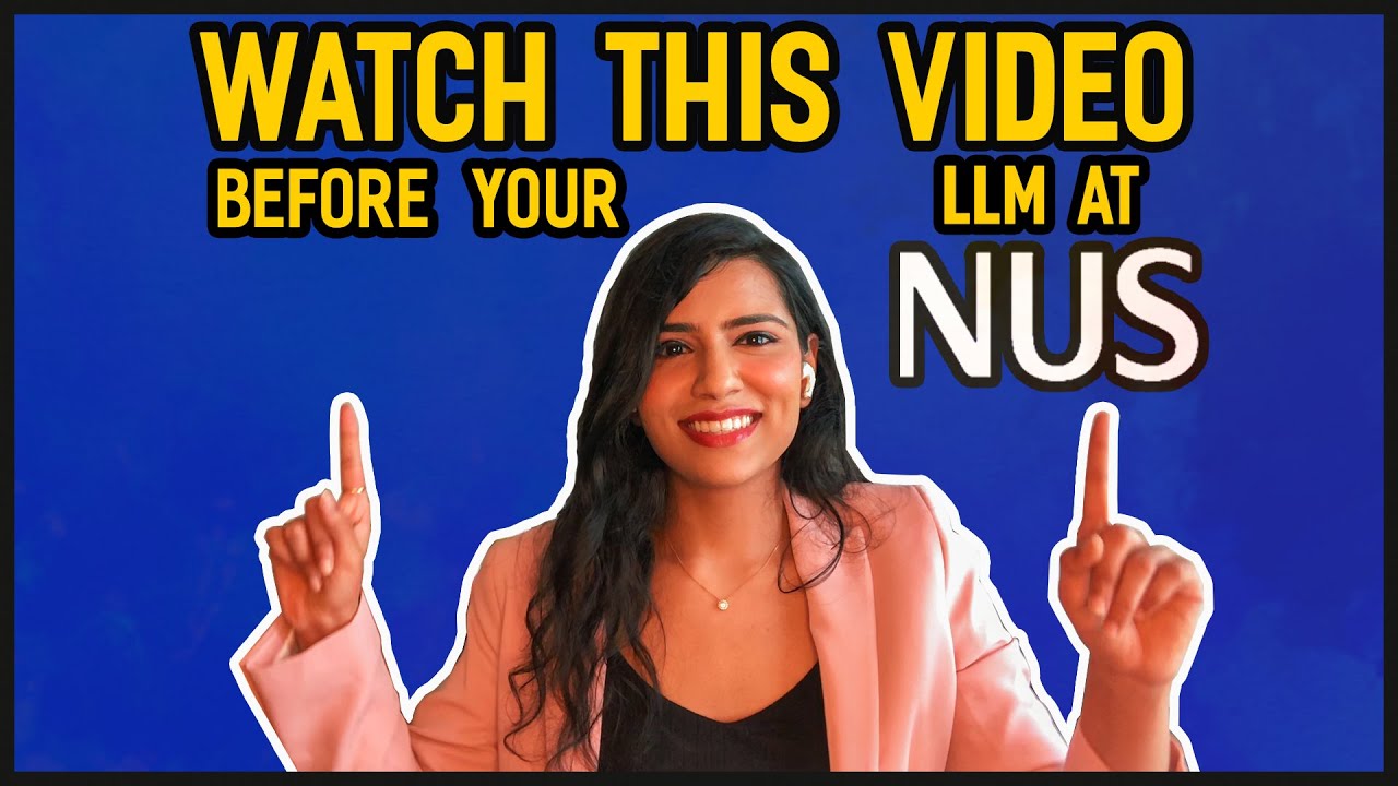 Watch This Video Before Your LLM At NUS | PART 1
