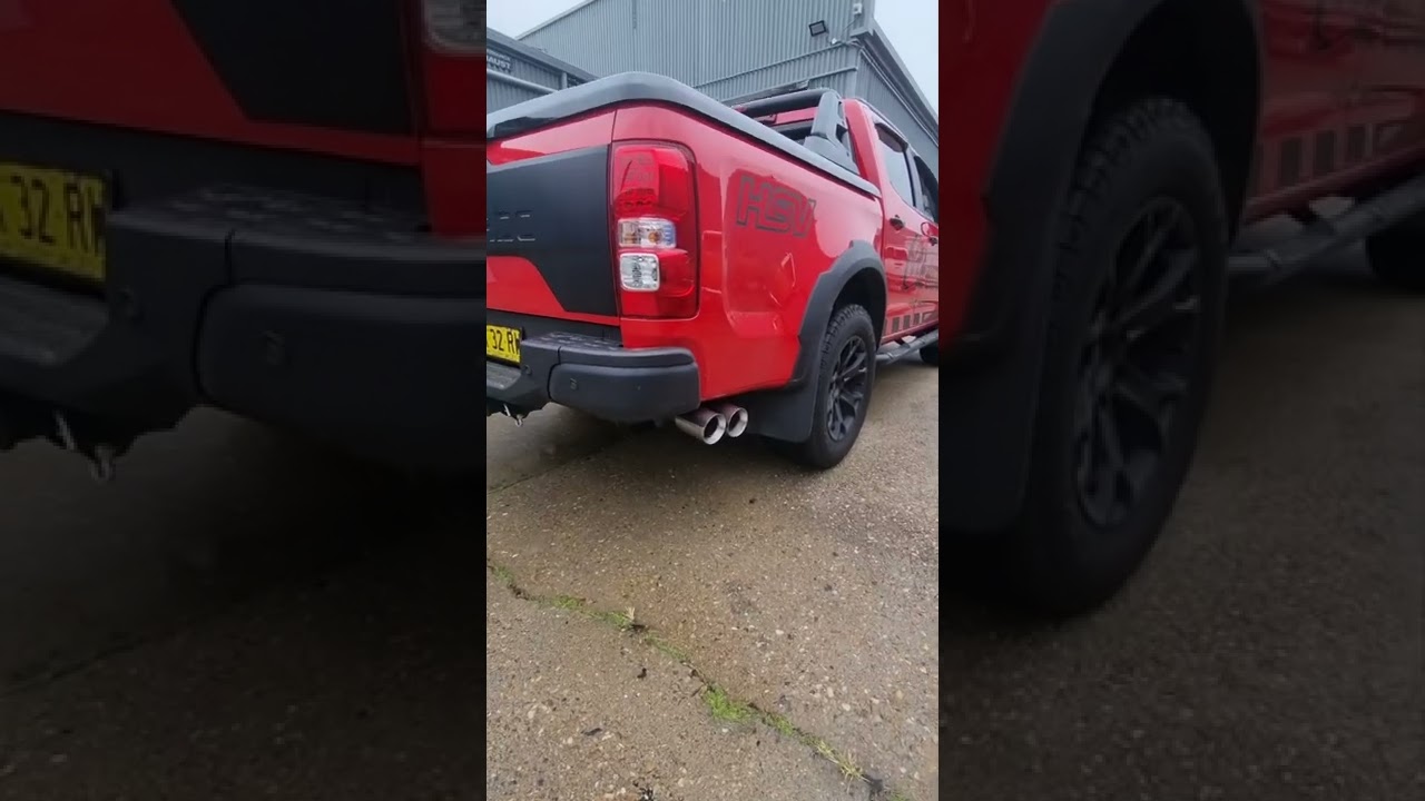 Lsa Killarado supercharged v8 Holden Colorado custom twin 3" exhaust