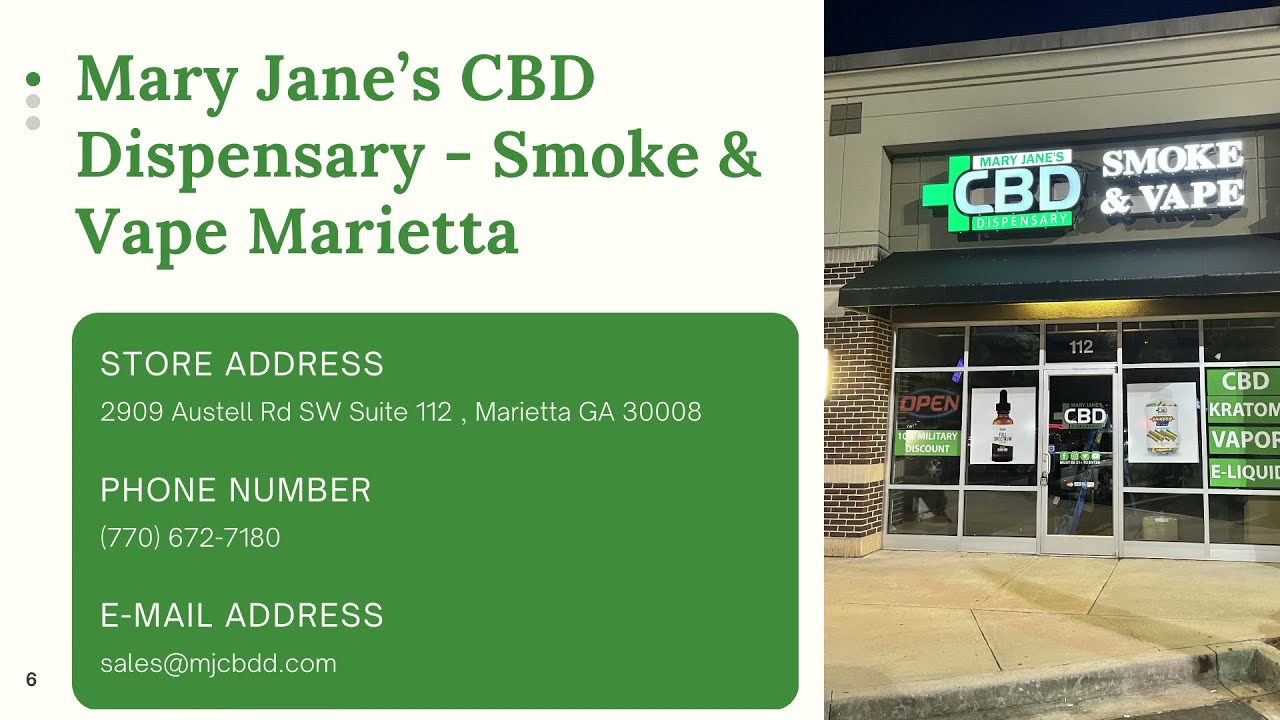 Mary Jane's CBD Dispensary  Smoke & Vape Marietta | CBD Oils