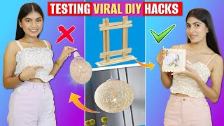 Testing Out VIRAL DIY Hacks | Expectation vs Reality | DIYQueen