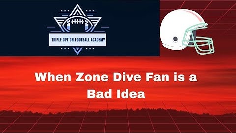 When Zone Dive Fan is a Bad Idea