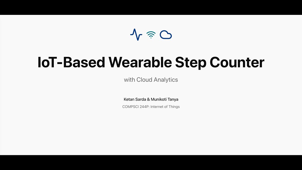 IoT-Based Wearable Step Counter with Cloud Analytics - YouTube
