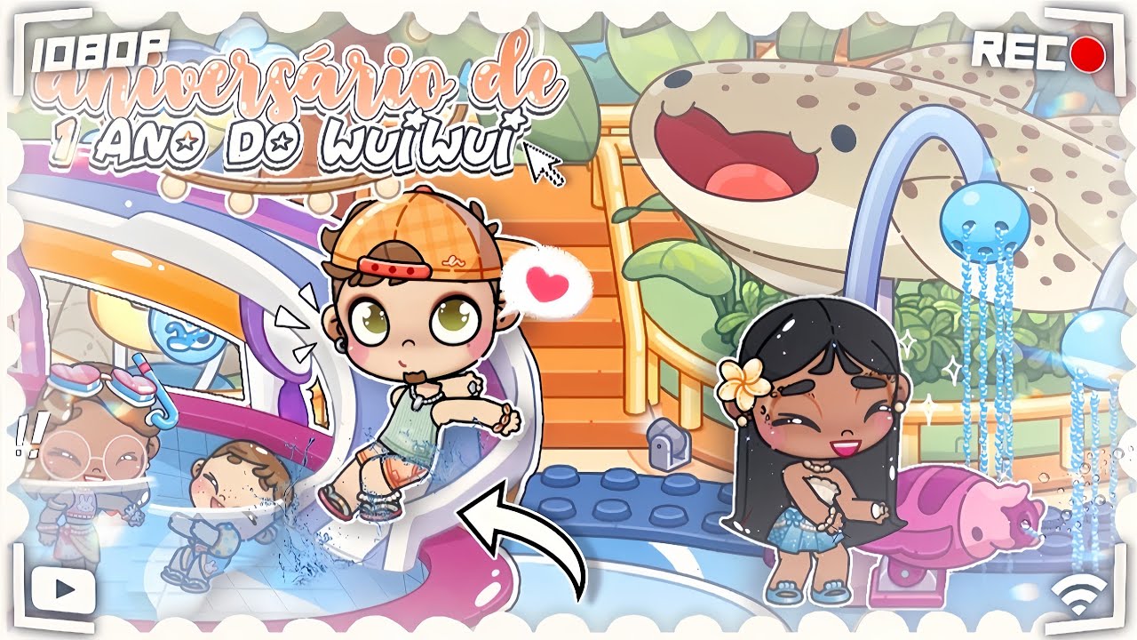 AESTHETIC* O ANIVERSÁRIO DE 1 ANO DO WUIWUI!! 🩵🎂|| *VOICED🎙️* || AVATAR WORLD