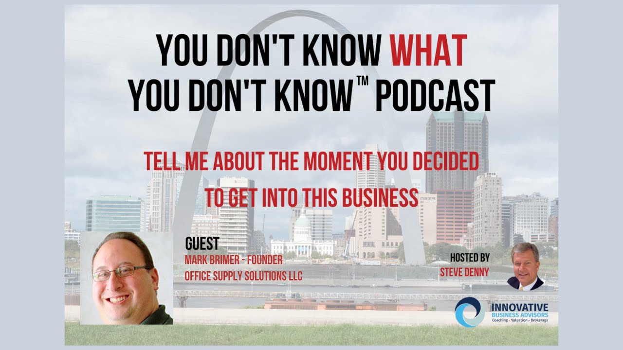Mark Brimer, Founder of Office Supply Solutions - The moment you ...