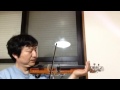 自作エレキバイオリン、テスト の動画、YouTube動画。