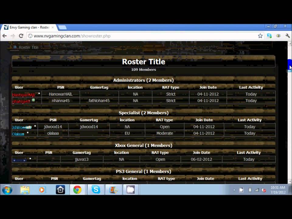 nV gaming clan recruitment video