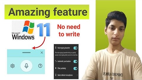 Voice typing in windows 11/10 |voice to text in windows.