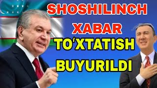 SHOSHILINCH XABAR. ENDI TOʻXTATILISHI ANIQ BOʻLDI. bugungi yangiliklar.2024 botir , sud