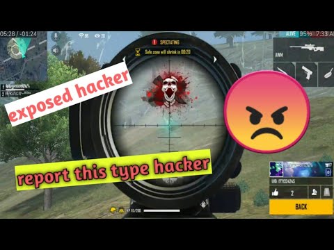 #freefire Exposed hacker game play!! free fire Fir se ...