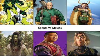 Marvel Characters Comics vs Movies Part 2