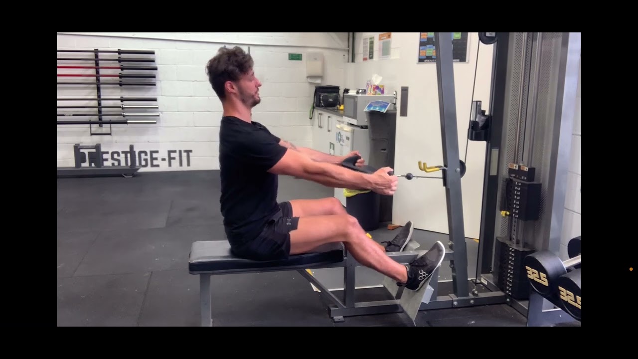 Seated Cable Row with Accentuated Eccentric YouTube