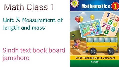 Math Class 1# Unit 3 Measurement of length and mass # full lecture video
