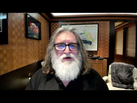 Video: Gabe Newell Sauc Windows 8 Par Katastrofu