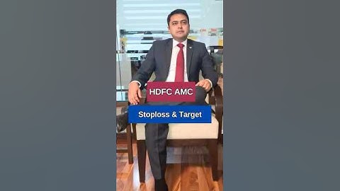 HDFC AMC | Stoploss & Target | Stock Market | #shorts #stockmarket