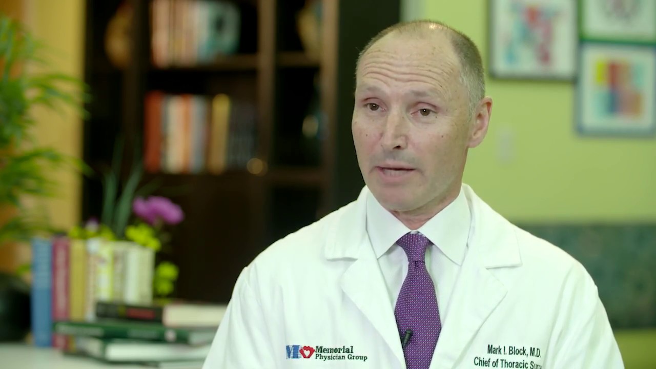 Meet Dr. Mark Block - Chief of the Division of Thoracic Surgery Program