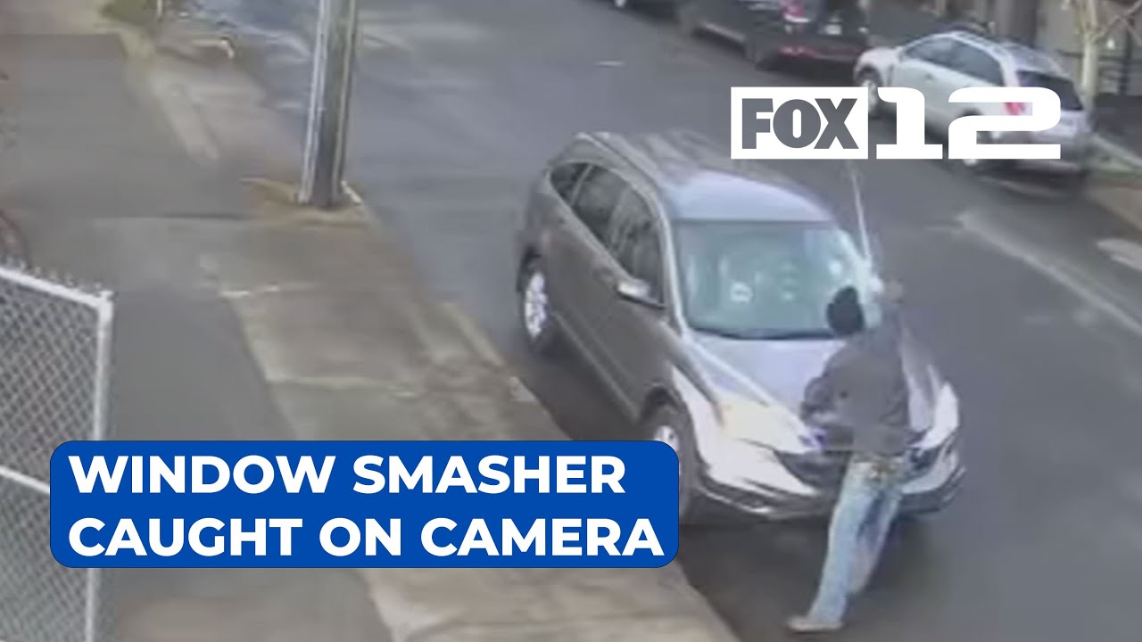 Caught on Camera: Window-smashing spree with golf club shakes up North ...