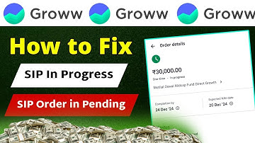 Why is SIP in progress in Groww app? Unit allocation in progress in Groww app. SIP pending.
