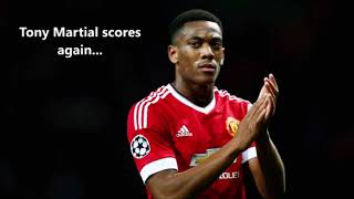 Anthony (Tony) Martial - chant - lyrics on screen - football chants