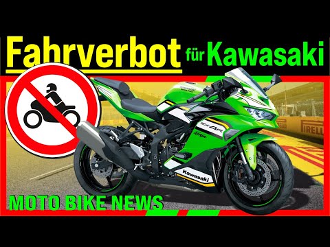 Effective immediately, the sale and driving of the Kawasaki Ninja