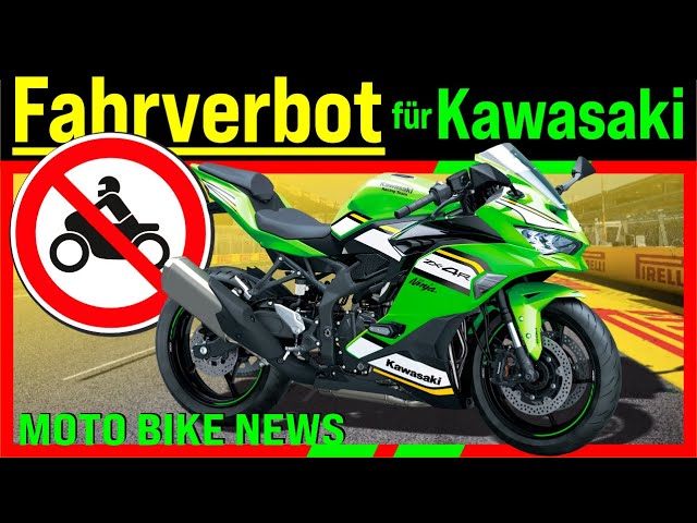 Effective immediately, the sale and driving of the Kawasaki Ninja