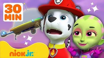 PAW Patrol | 30 MINUTOS de robots y alienígenas en PAW Patrol! 🤖👽 | Nick Jr. en Español