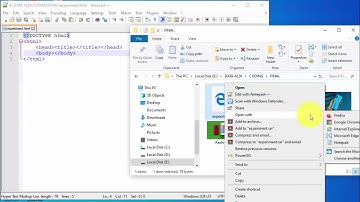 Tutorial Membuat Website Sederhana | HTML | Notepad ++