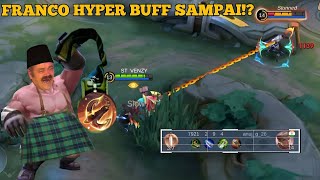 FRANCO.EXE - FUNNY MOMENTS WTF || HYPER BUFF SAMPAI - MLBB