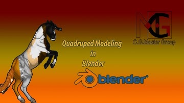 Quadruped Modeling  in Blender