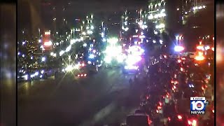 Major crash shut down Florida Turnpike in Miami Gardens