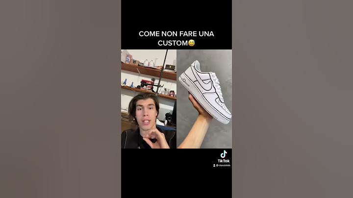 Ecco come NON FARE una Nike AF1 Custom 😅😨