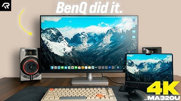 De ENIGE monitor die je nodig hebt voor je MacBook! BenQ MA320U review!
