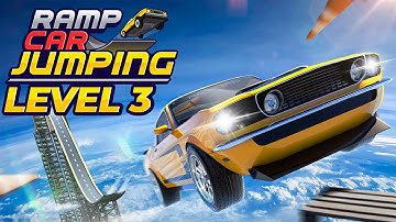 Ramp Car Jumping Level 3 | Colors Hunter | gameplay 3