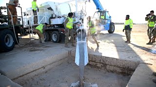 Civil Engineer Squadron conducting Rapid Airfield Damage Repair (RADR)