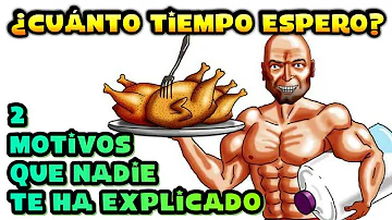 ¿Cuánto tiempo esperar para la siguiente comida?