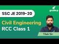 RCC Class 1 | SSC JE Civil Engineering | Rapid Revision | Tilak Sir | Gradeup