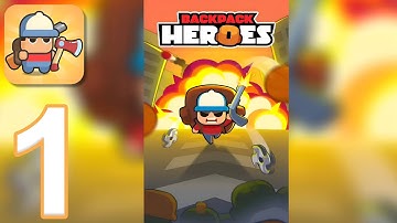 Backpack Heroes: Merge Weapons - Gameplay Walkthrough Part 1 - World 1 (iOS, Android)