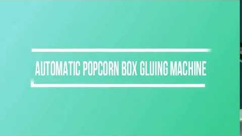 Automatic Popcorn Box Gluing Machine ZH-800B