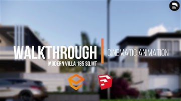 VILLA WALKTHROUGH 185 SQ.MT | CINEMATIC ANIMATION | ENSCAPE 3.1 | Designer Desk